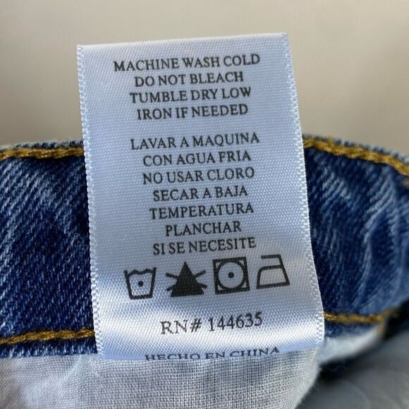 Kancan Medium Wash Distressed Ripped High Rise Jeans - Picture 6 of 6